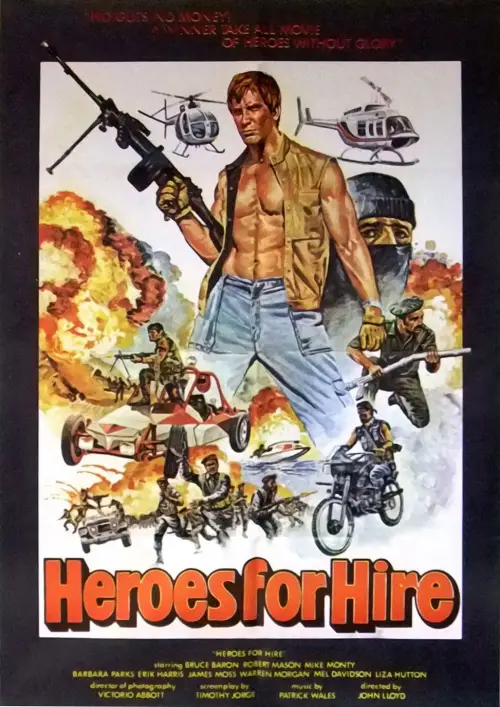 Movie poster "Heroes for Hire"
