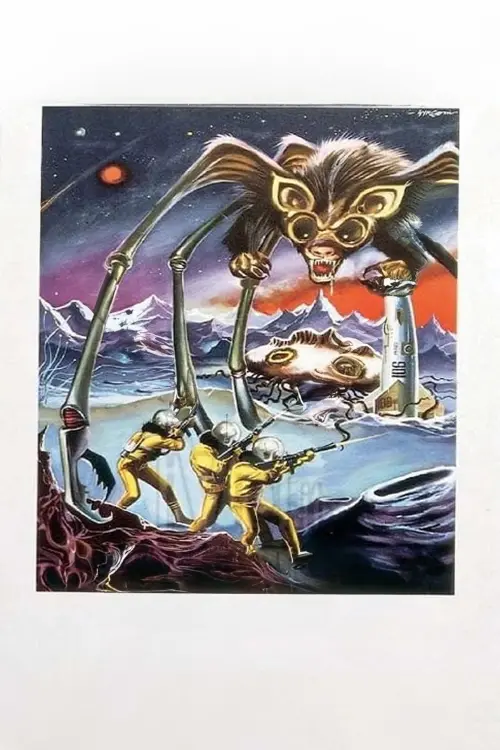 Movie poster "The Angry Red Planet"