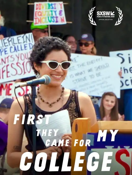 Movie poster "First They Came for My College"