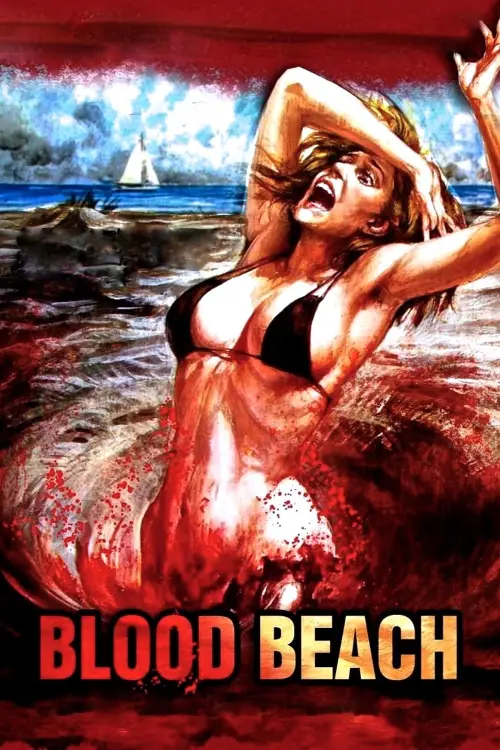 Movie poster "Blood Beach"
