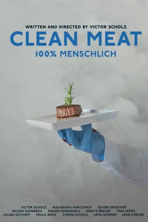 Movie poster "Clean Meat - 100% menschlich"