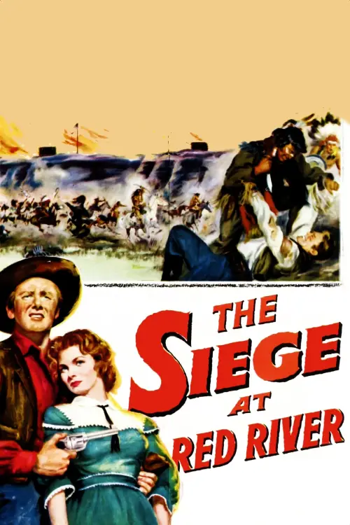 Movie poster "The Siege at Red River"