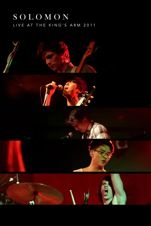 Movie poster "Solomon - Live at the King