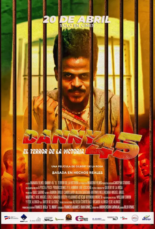 Movie poster "Danny 45: El terror de La Victoria"