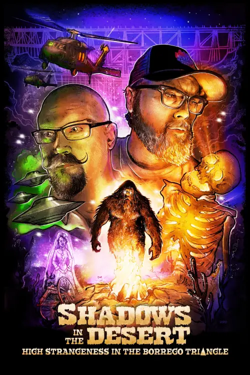 Movie poster "Shadows in the Desert: High Strangeness in the Borrego Triangle"