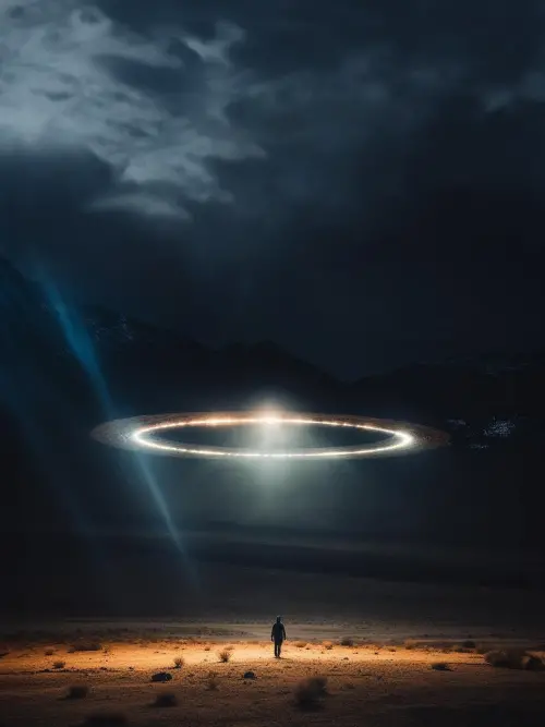 Movie poster "The UFO Movie THEY Don