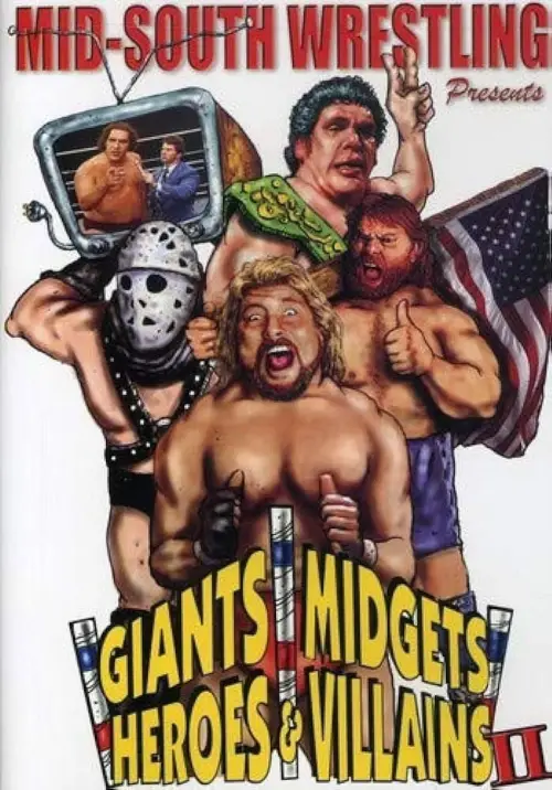 Movie poster "Giants, Midgets, Heroes and Villains II"