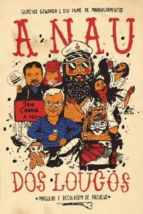 Movie poster "A Ship of Madness: Deeper and Higher with Pazucus"