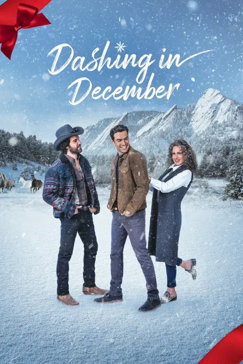 Movie poster "Dashing in December"