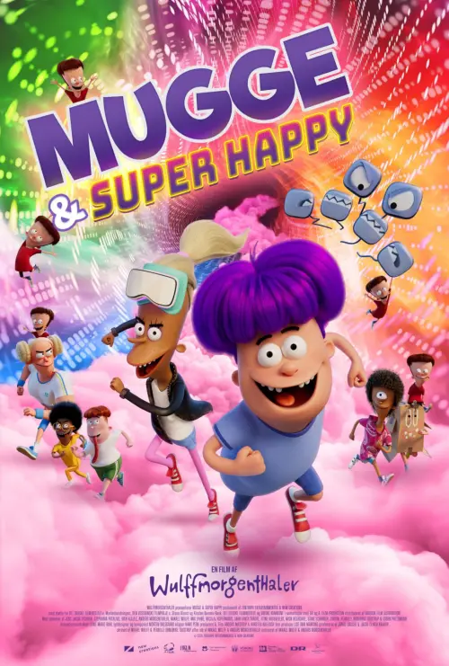 Movie poster "Mugge & Super Happy"