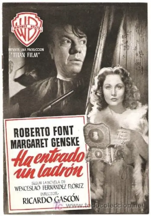 Movie poster "Ha entrado un ladrón"