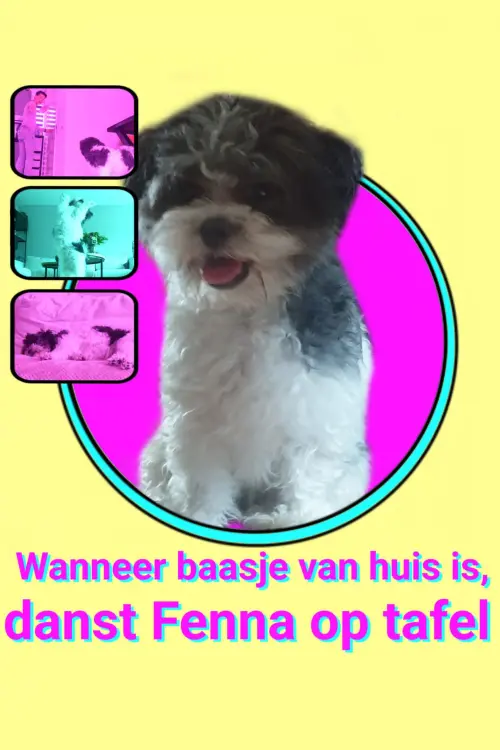 Movie poster "Wanneer baasje van huis is, danst Fenna op tafel"