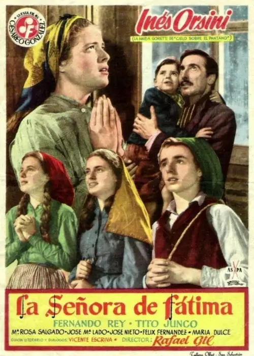 Movie poster "La señora de Fátima"