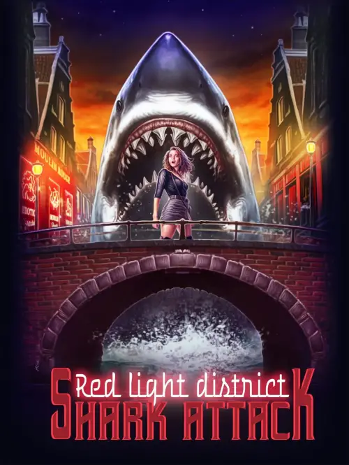 Movie poster "Red Light District Shark Attack"