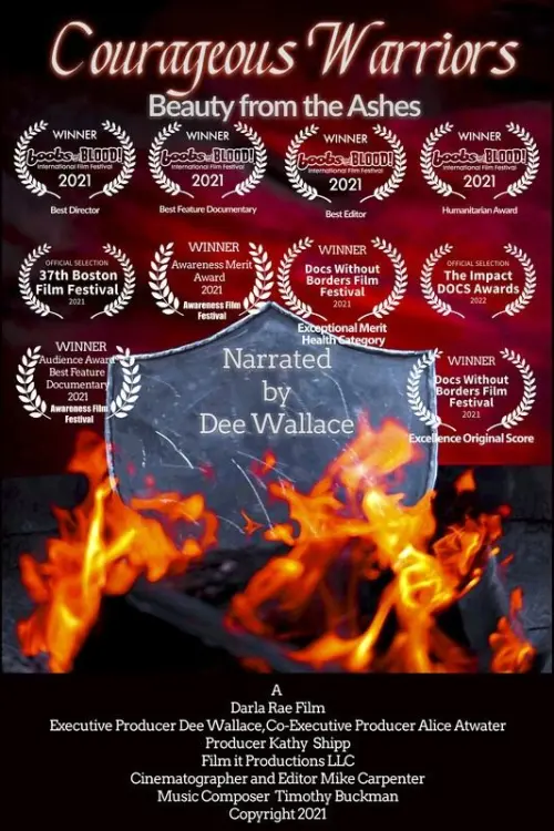 Movie poster "Courageous Warriors Beauty from the Ashes"