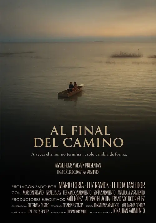 Movie poster "Al final del camino"