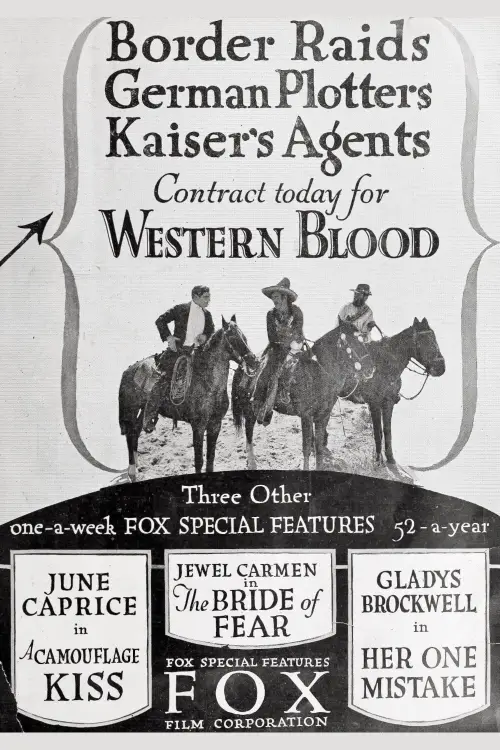 Movie poster "Western Blood"