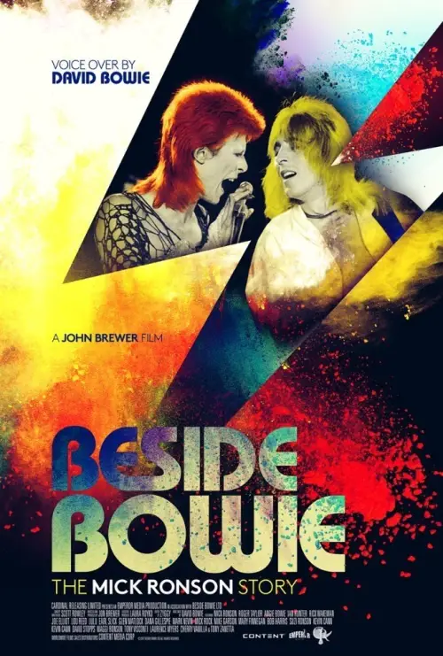 Movie poster "Beside Bowie - The Mick Ronson Story"