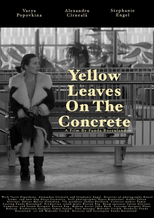 Movie poster "Yellow leaves on the concrete"