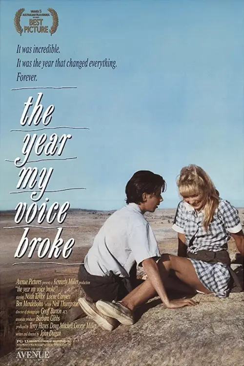 Movie poster "The Year My Voice Broke"
