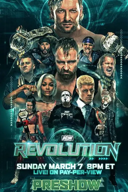Movie poster "AEW Revolution 2021: The Buy In"