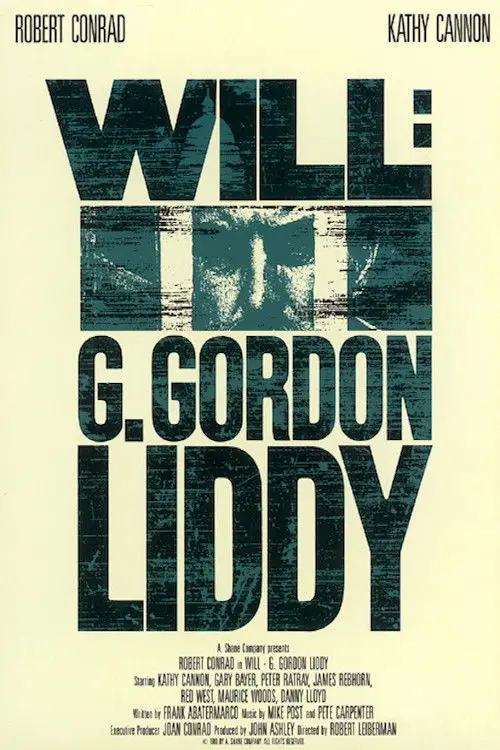 Movie poster "Will: G. Gordon Liddy"