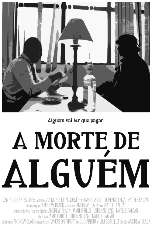 Movie poster "A Morte de Alguém"