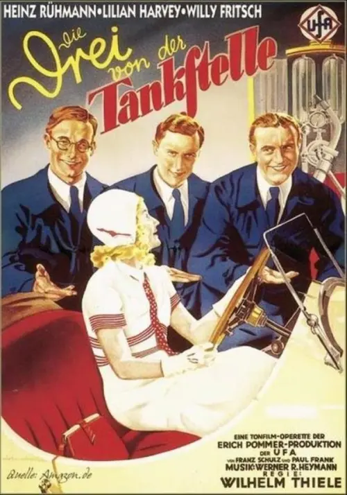 Movie poster "The Three from the Filling Station"