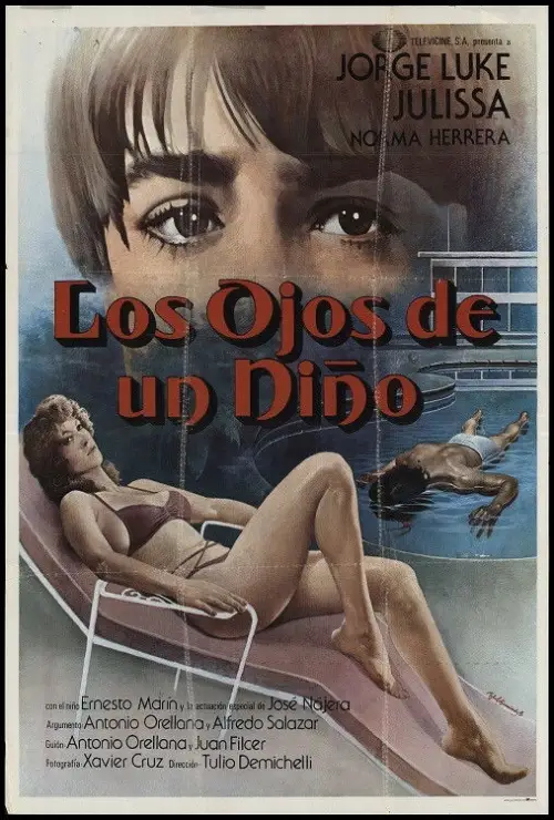 Movie poster "Los ojos de un niño"