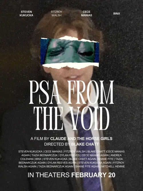 Movie poster "PSA FROM THE VOID"