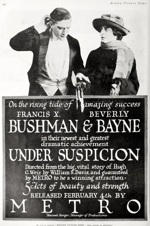 Movie poster "Under Suspicion"