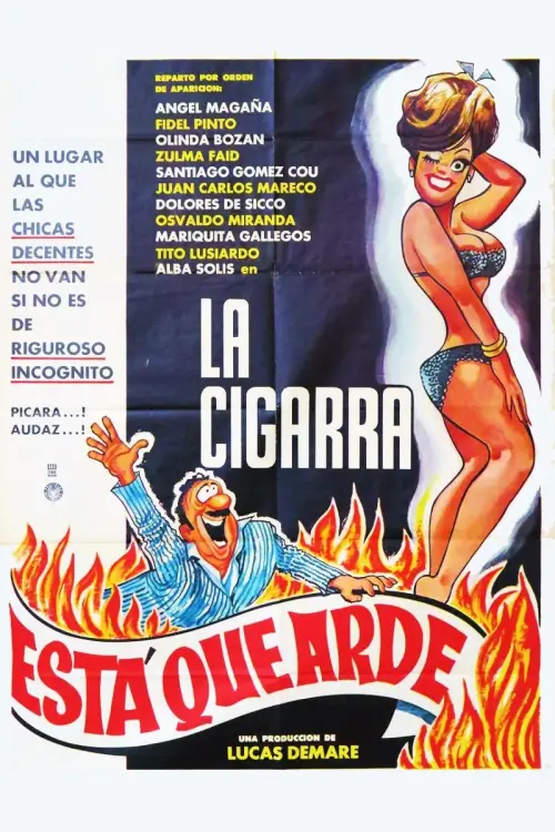 Movie poster "La cigarra está que arde"