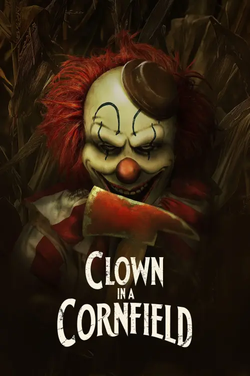 Movie poster "Clown in a Cornfield"