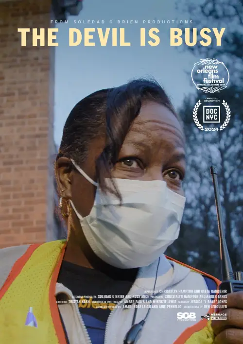 Movie poster "The Devil Is Busy"