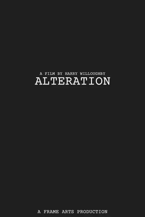 Movie poster "Alteration"