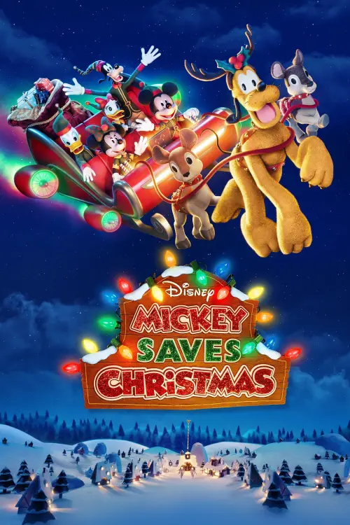 Movie poster "Mickey Saves Christmas"