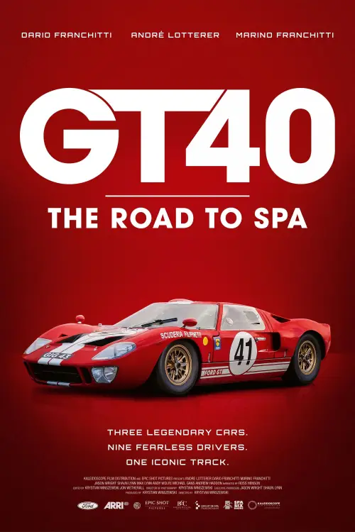 Movie poster "GT40: The Road to Spa"