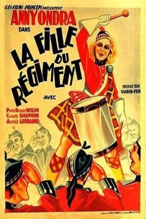 Movie poster "The Daughter of the Regiment"