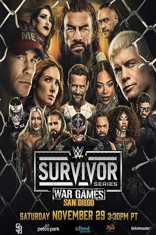 Movie poster "WWE Survivor Series: WarGames San Diego 2025"