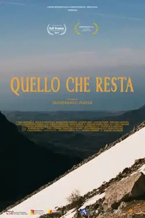 Movie poster "Quello che resta"