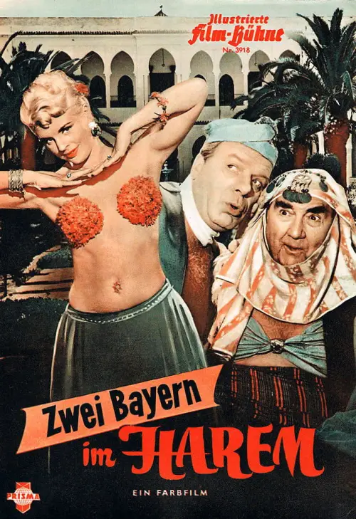 Movie poster "Zwei Bayern im Harem"