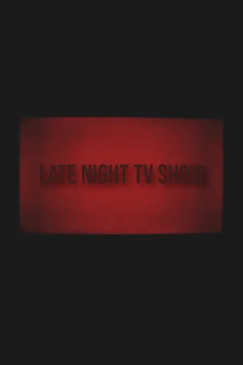 Movie poster "Late night TV Show"