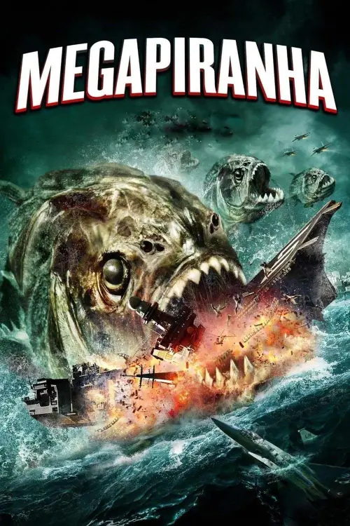 Movie poster "Mega Piranha"