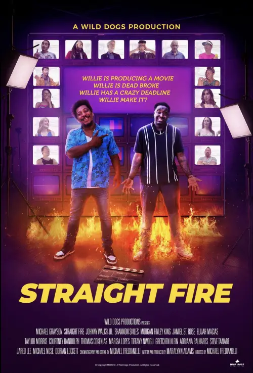 Movie poster "Straight Fire"