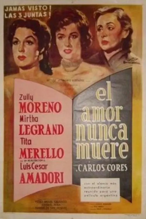 Movie poster "Love Never Dies"