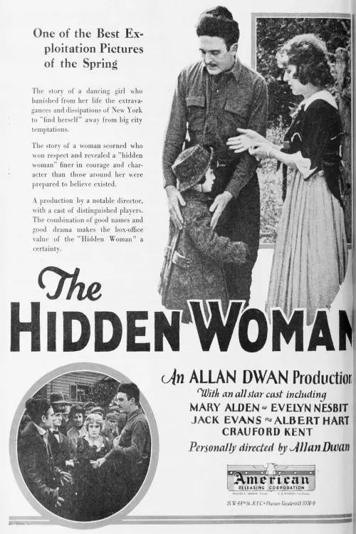 Movie poster "The Hidden Woman"
