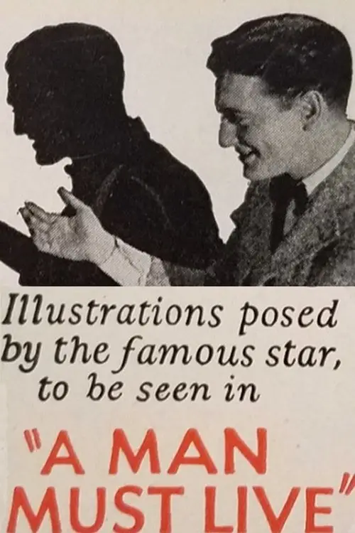 Movie poster "A Man Must Live"