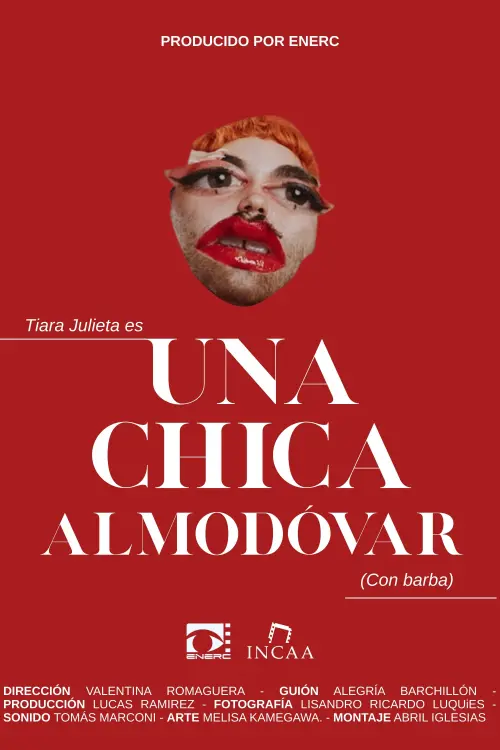 Movie poster "Una chica Almodóvar (con barba)"