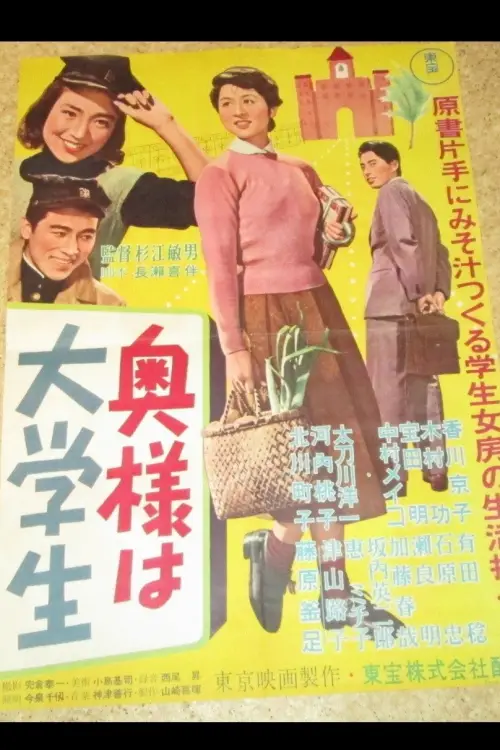 Movie poster "The Wife is a University Student"