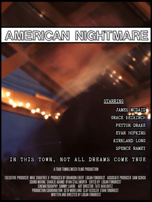 Movie poster "AMERICAN NIGHTMARE (short)"